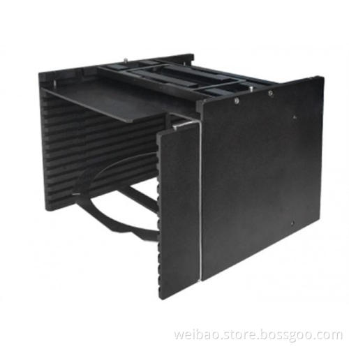 Automatic lock design for 8-inch wafer storage rack